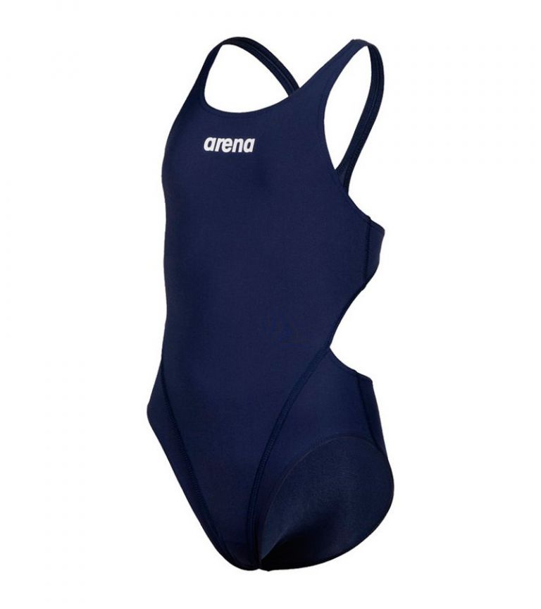 Купальник слитный детский Arena Team Swim Tech Solid, темно-синий, 116