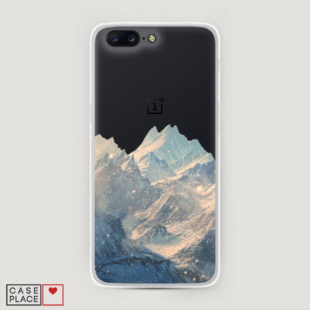 

Чехол Awog на OnePlus 5 / ВанПлас 5 "Горы арт 2", Серый, 150250-10