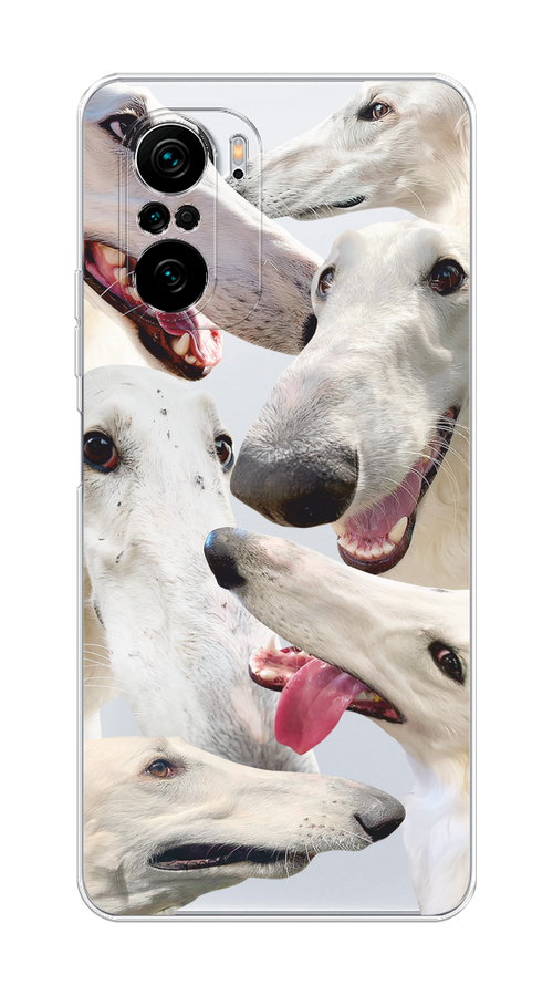 

Чехол на Xiaomi Poco F3/Redmi K40/Mi 11i "Собака с длинным носом", Белый;бежевый;розовый, 310950-1