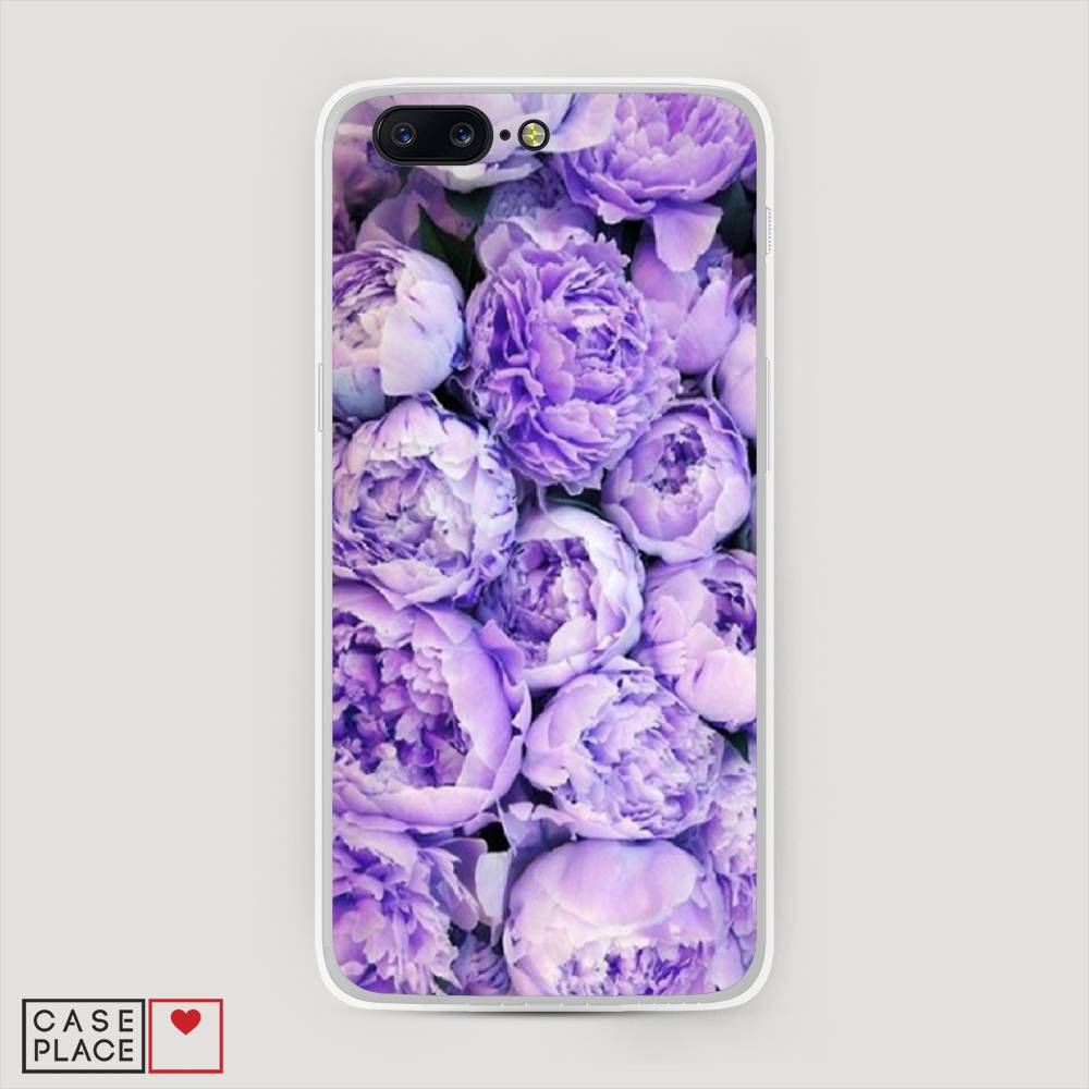 

Чехол Awog на OnePlus 5 / ВанПлас 5 "Пионы сиреневые", Фиолетовый;голубой, 150250-8