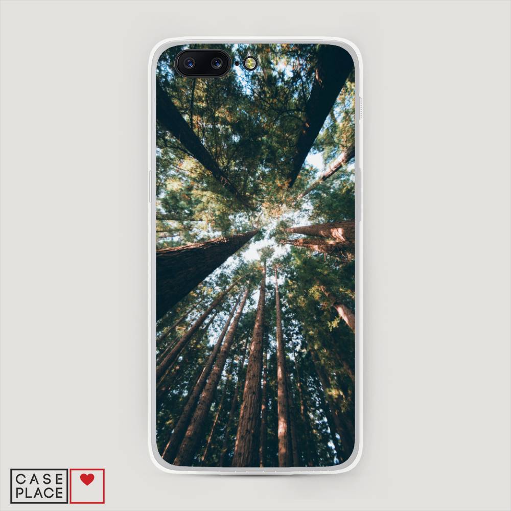 

Чехол Awog на OnePlus 5 / ВанПлас 5 "Лес 18", Зеленый;коричневый, 150250-4