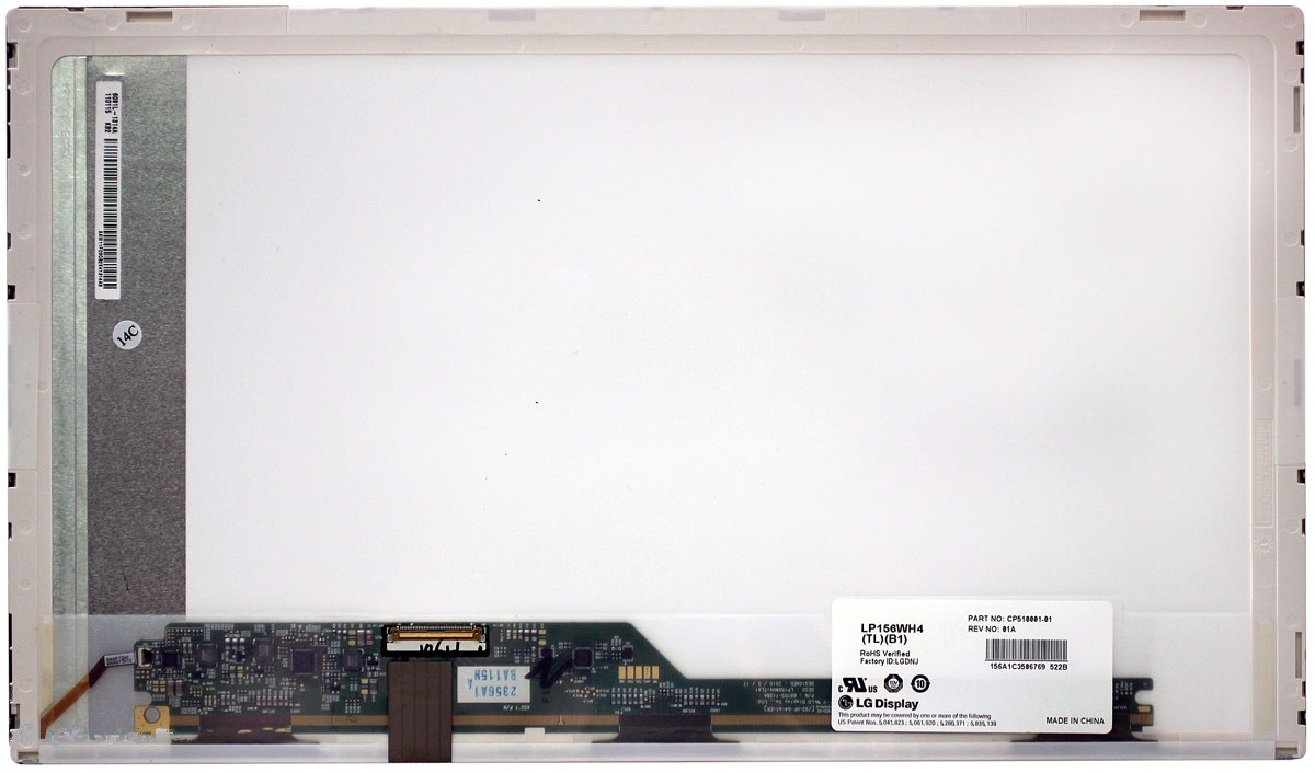 

Матрица ОЕМ для ноутбука LP156WH4(TL)(B1) (10012815V), совместимая с p/n: LP156WH4(TL)(B1)