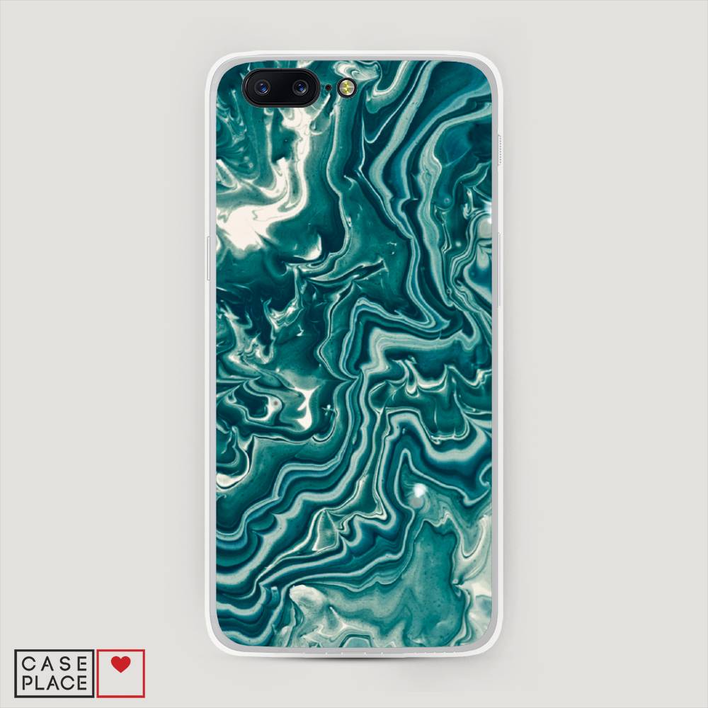 

Чехол Awog на OnePlus 5 / ВанПлас 5 "Минералы 4", Голубой, 150250-3