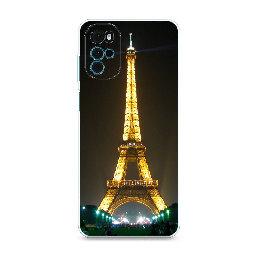 

Чехол на Motorola Moto G22 "Париж 2", Желтый;серый, 243150-2