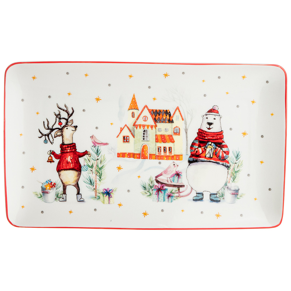 

Тарелка lefard winter story 25,4*15см KSG-260-727