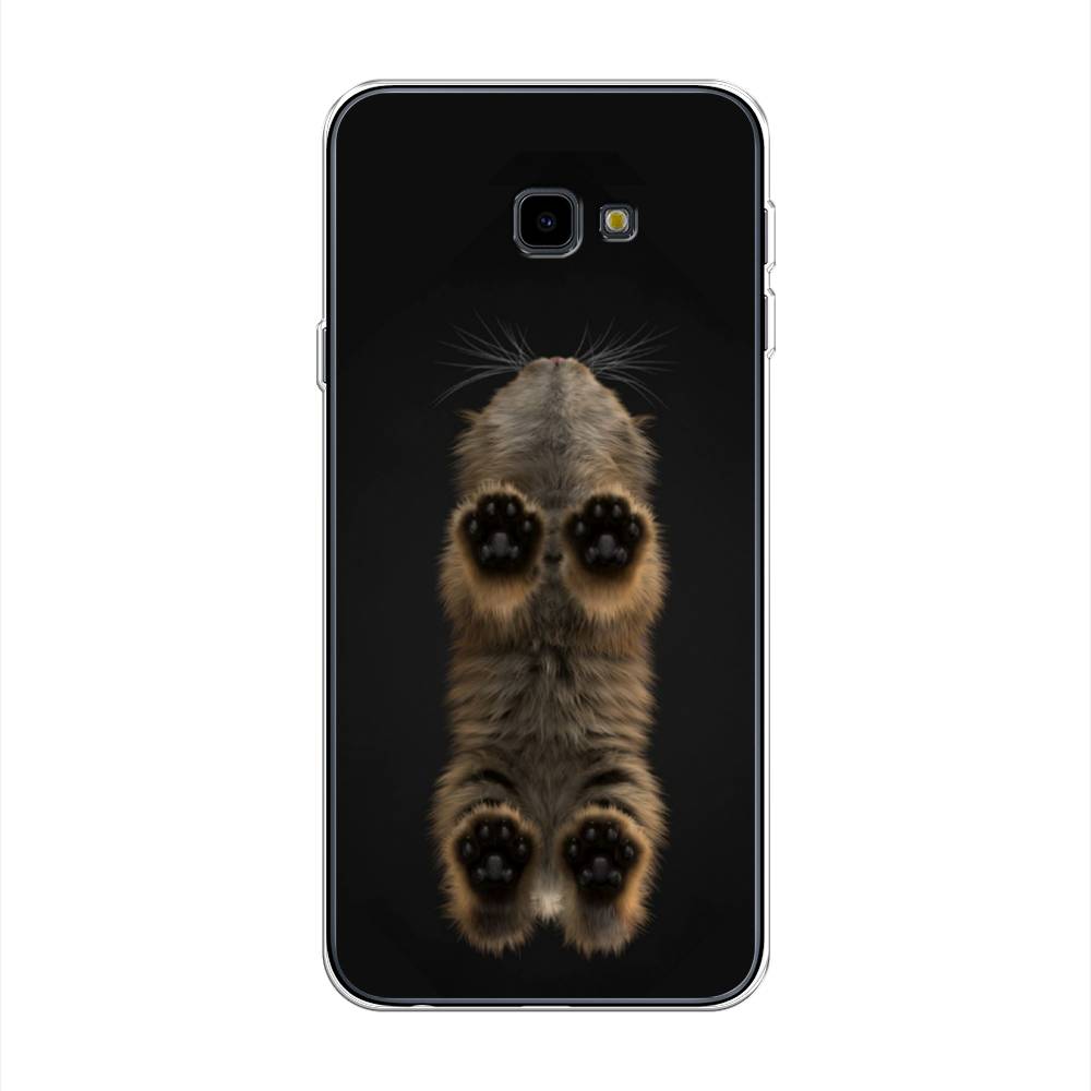 

Чехол Awog на Samsung Galaxy J4 + "Кошачьи лапки", Черный, 26850-1
