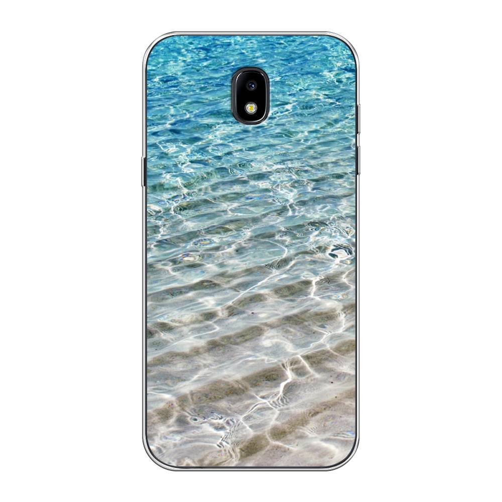 

Чехол Awog на Samsung Galaxy J5 2017 / Самсунг J5 2017 "Волны 10", Голубой, 22850-4