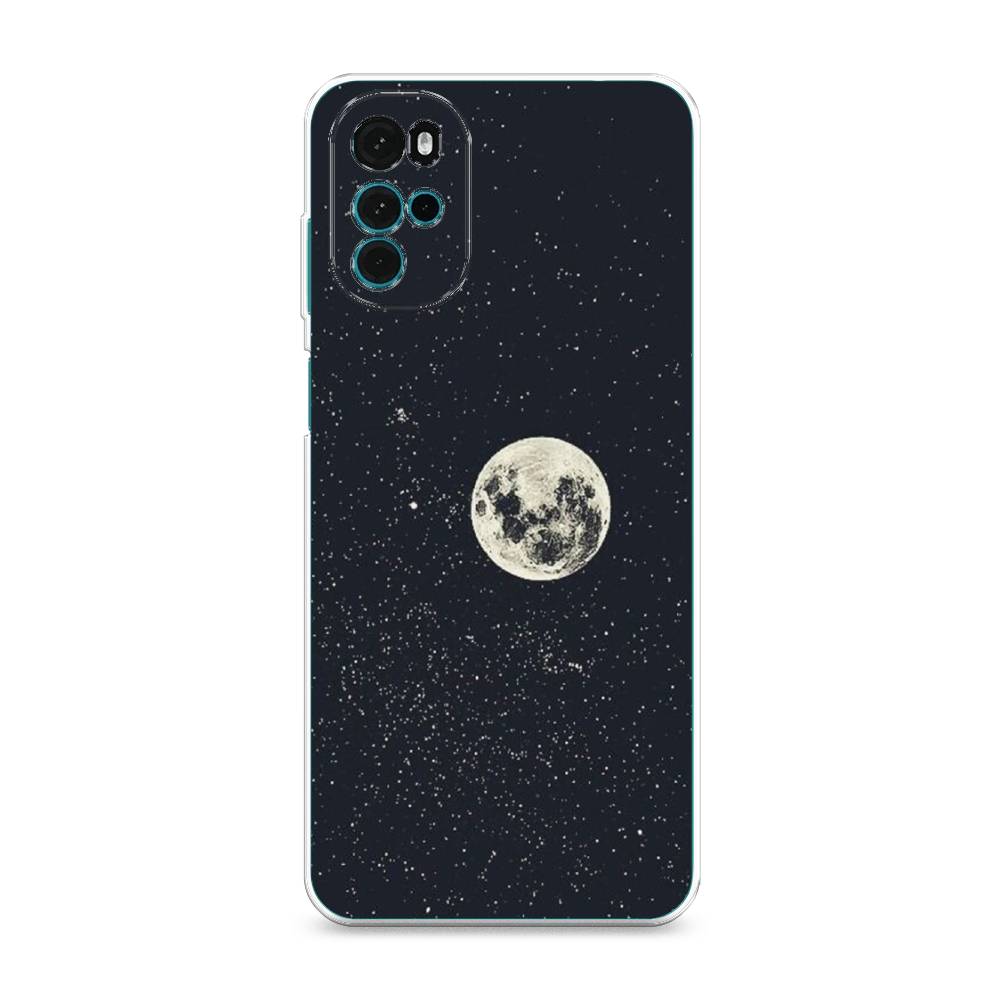 

Чехол на Motorola Moto G22 "Полнолуние", Красный, 243150-2