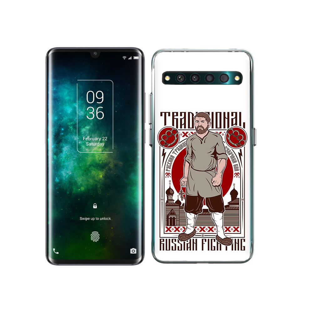 

Чехол MyPads Tocco для TCL 10 Pro Традициональный мужчина, Прозрачный, Tocco