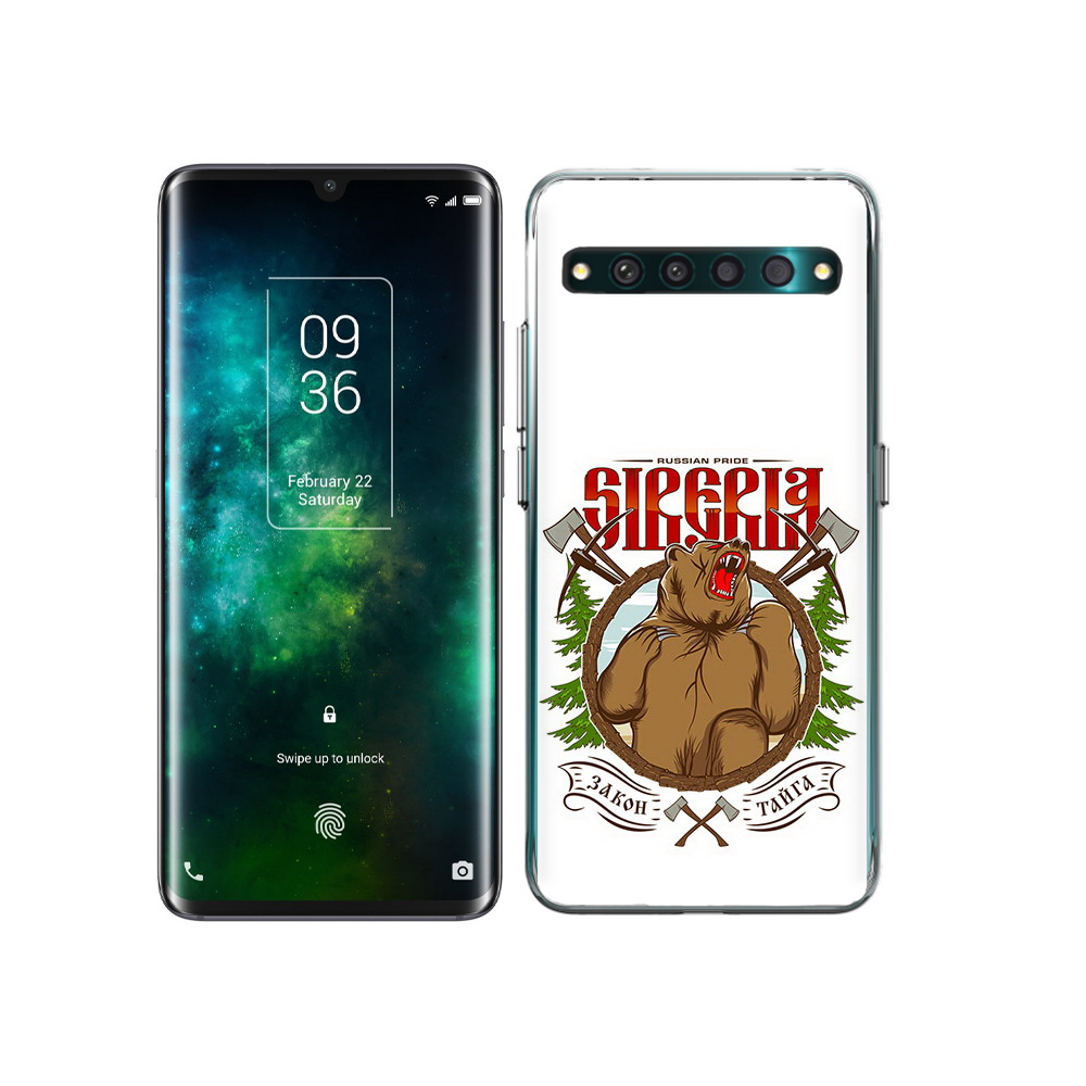 

Чехол MyPads Tocco для TCL 10 Pro Тайга, Прозрачный, Tocco