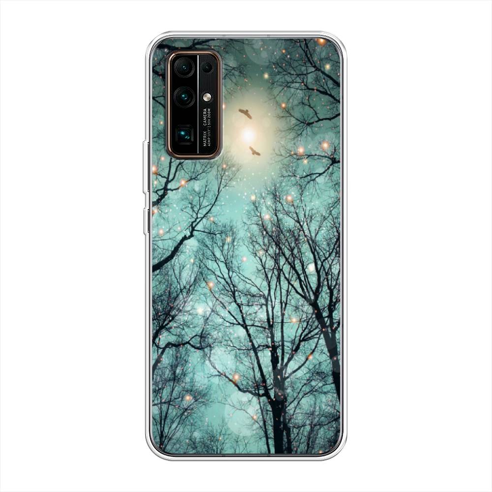 фото Чехол awog "лес в сумерках" для honor 30