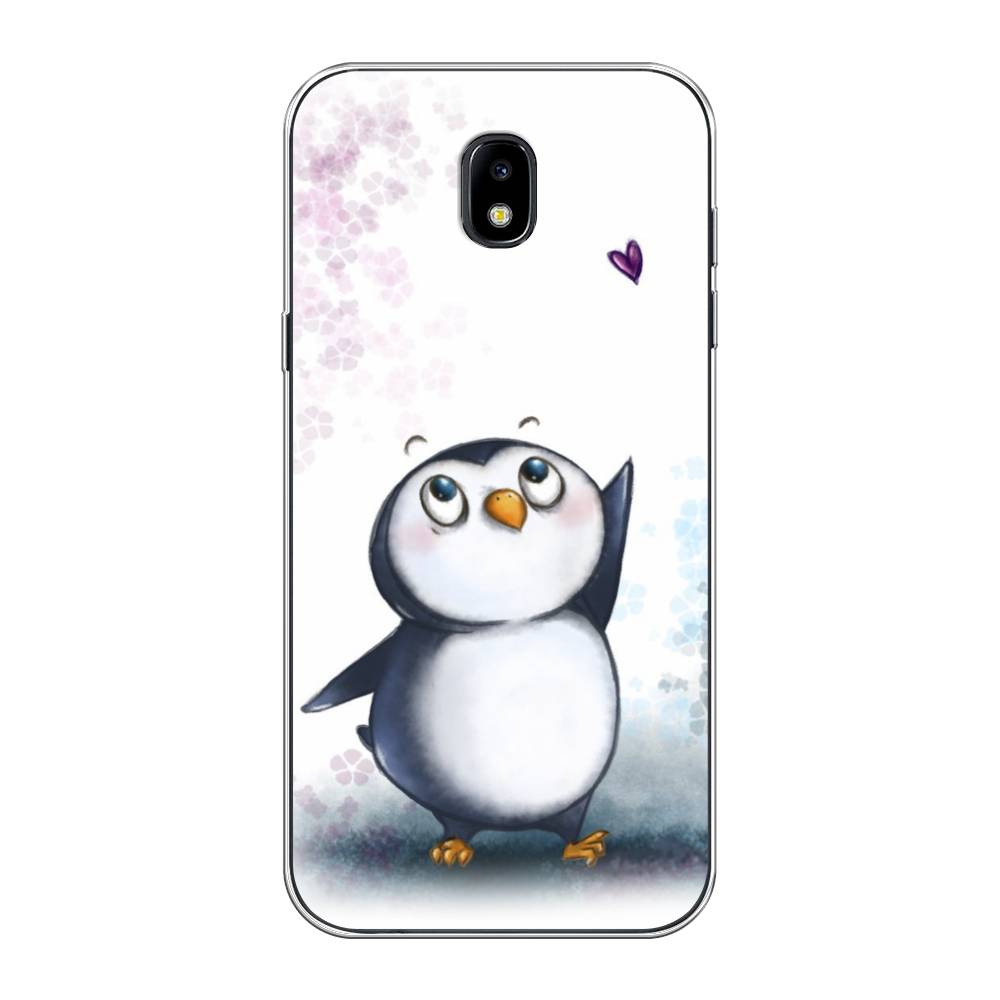 

Чехол Awog на Samsung Galaxy J5 2017 / Самсунг J5 2017 "Пингвин и сердечко", Белый, 22850-1