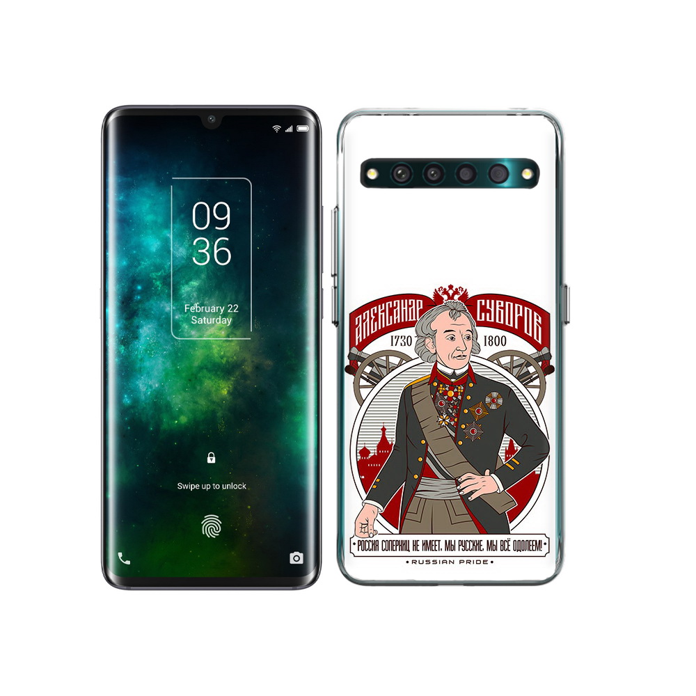 

Чехол MyPads Tocco для TCL 10 Pro Суворов, Прозрачный, Tocco