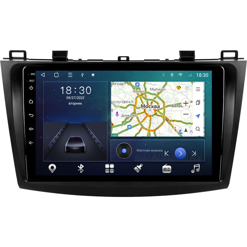 Магнитола CRS-300 Мазда 3 2009-2013 Mazda 3 BL - Android 13 - Процессор 8 ядер - Carplay