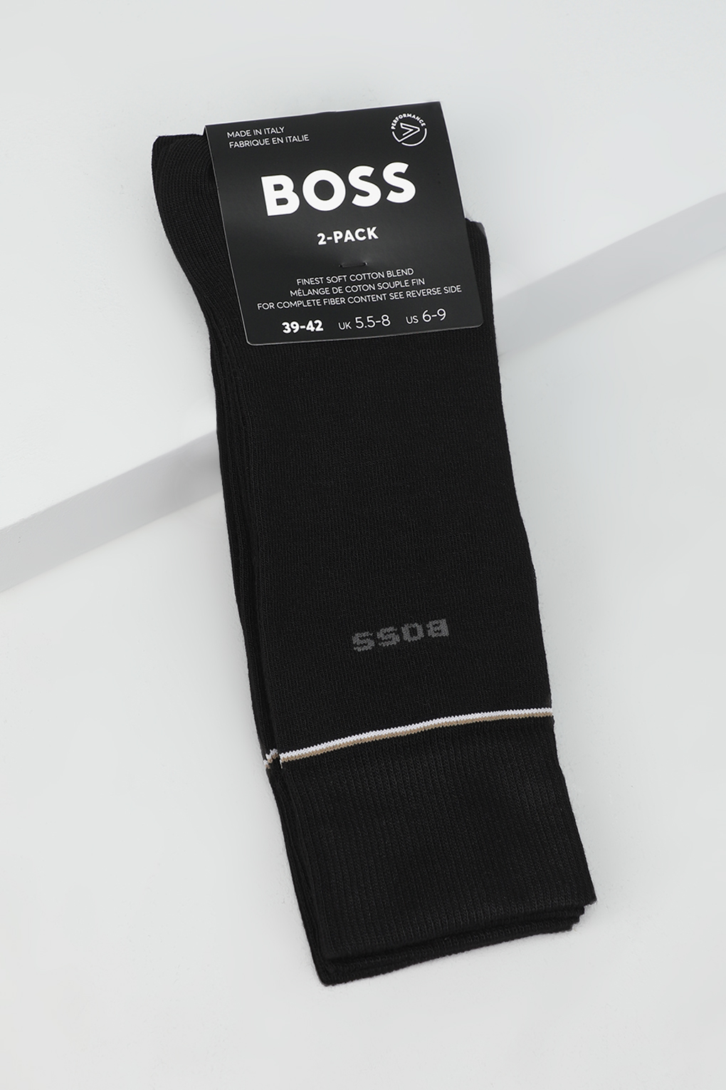 

Комплект носков мужских Boss 50518523 черных 39-42, Черный, 50518523
