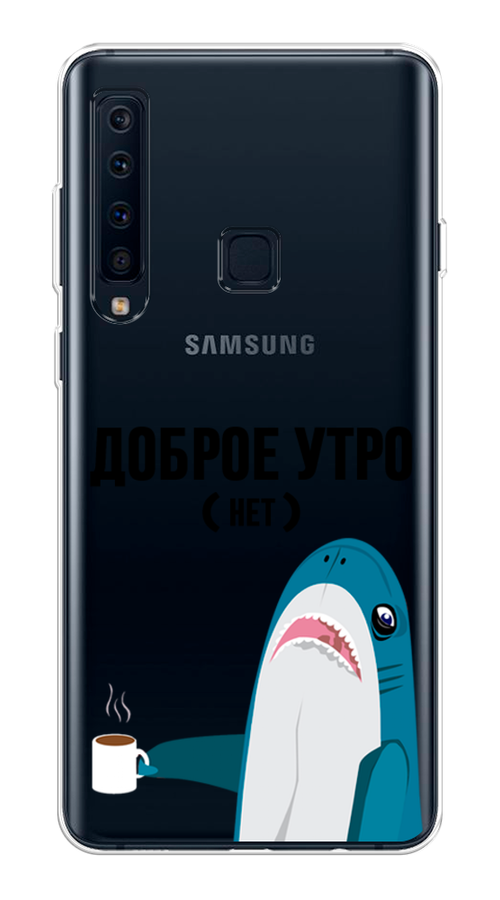 

Чехол Awog на Samsung Galaxy A9 2018 "Доброе утро", Синий;белый;черный, 26650-2