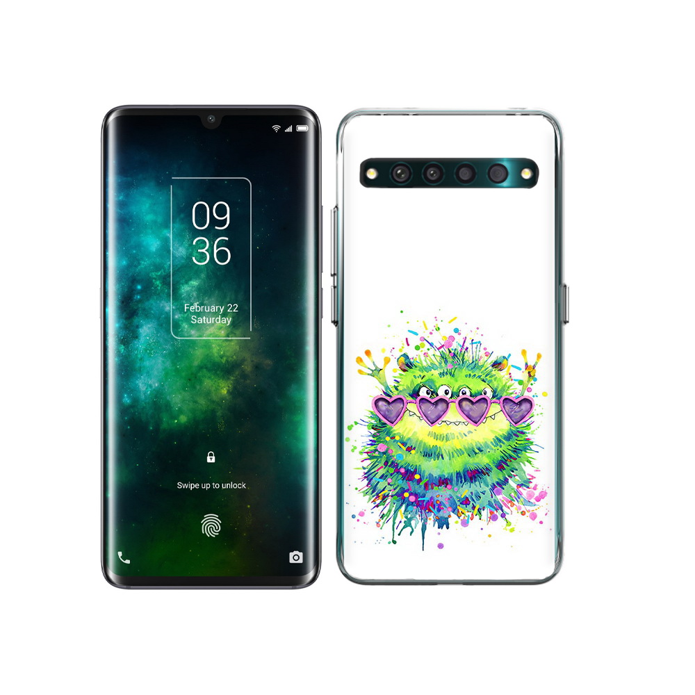 

Чехол MyPads Tocco для TCL 10 Pro Пушистый персонаж, Прозрачный, Tocco