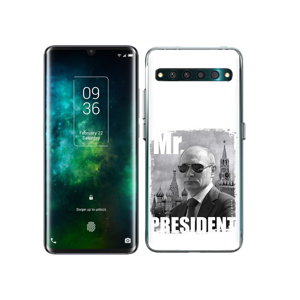 

Чехол MyPads Tocco для TCL 10 Pro Путин, Прозрачный, Tocco