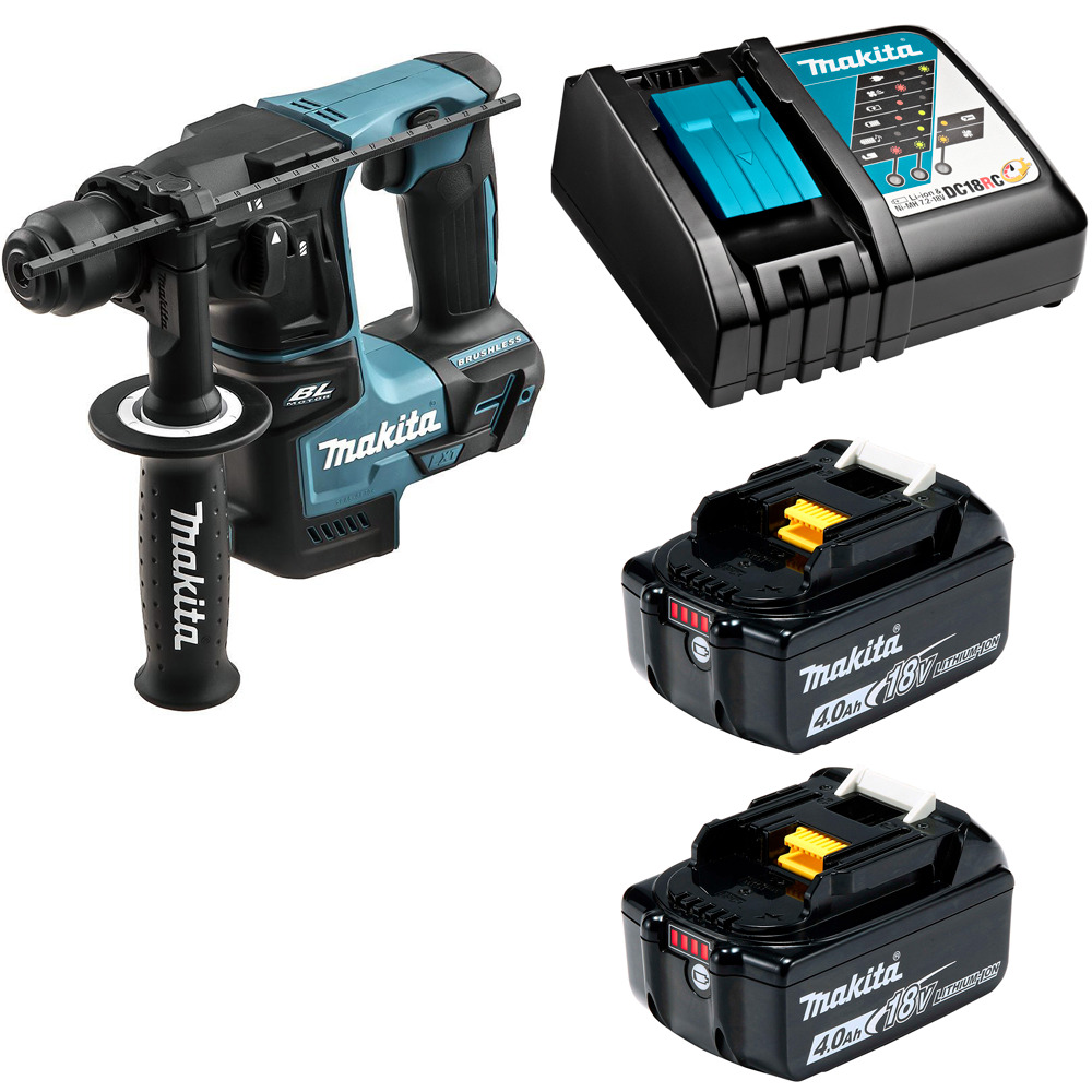 Перфоратор аккумуляторный Makita DHR171RME SDS+ 1,2Дж 18В Li-Ion 2х4Ач, з/у