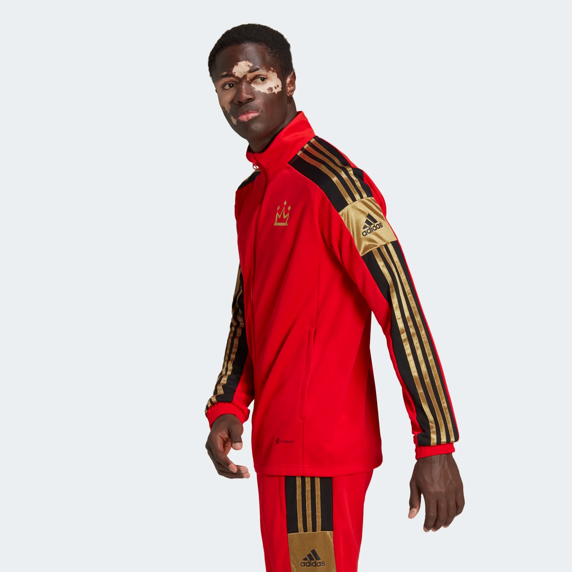 

Олимпийка мужская Adidas HE5046 красная 2XL, HE5046