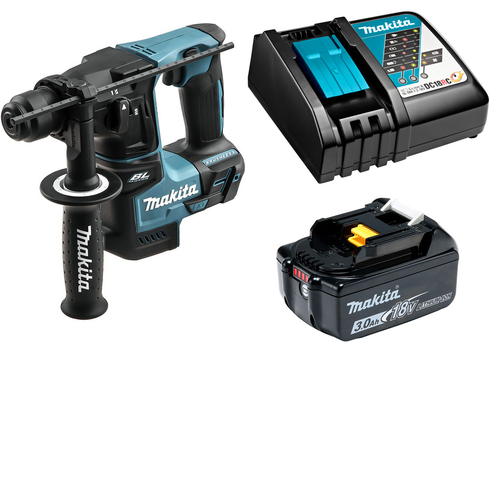 Перфоратор аккумуляторный Makita DHR171RF SDS+ 1,2Дж 18В Li-Ion 1х3Ач, з/у