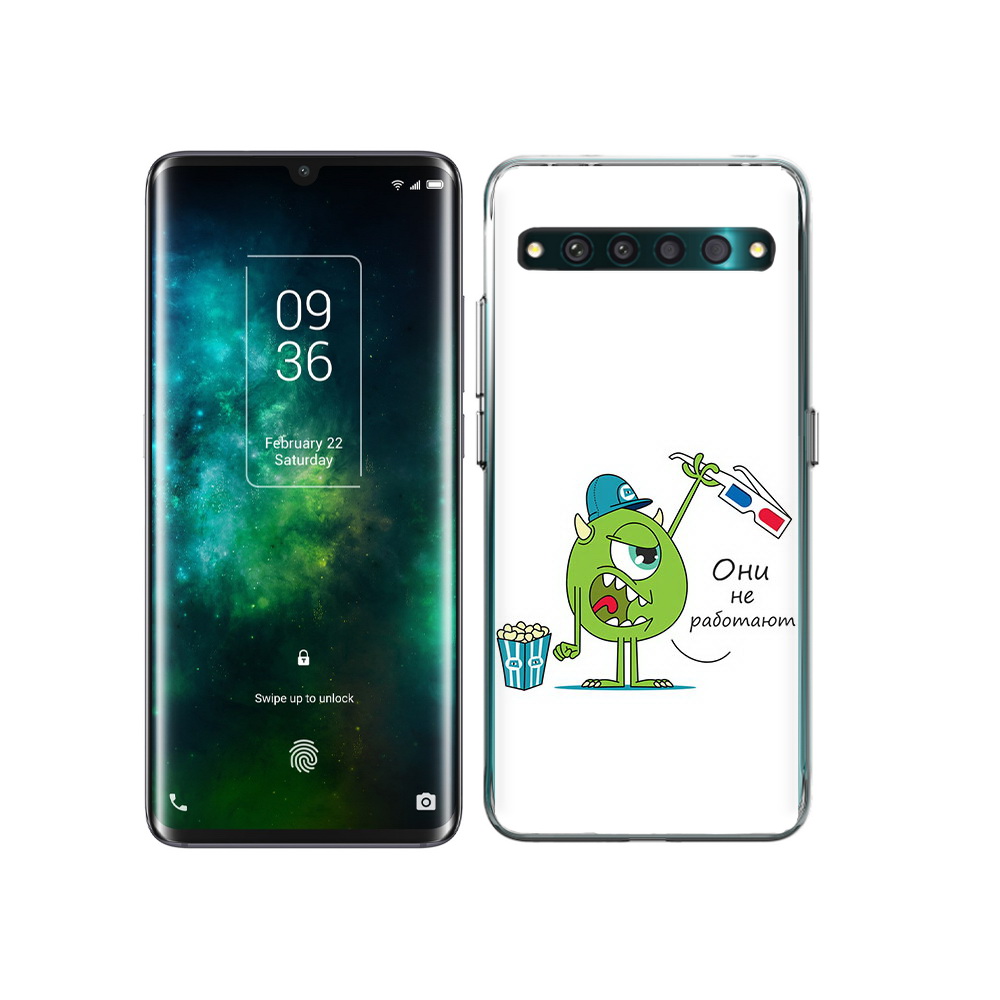 

Чехол MyPads Tocco для TCL 10 Pro Очки не работают, Прозрачный, Tocco