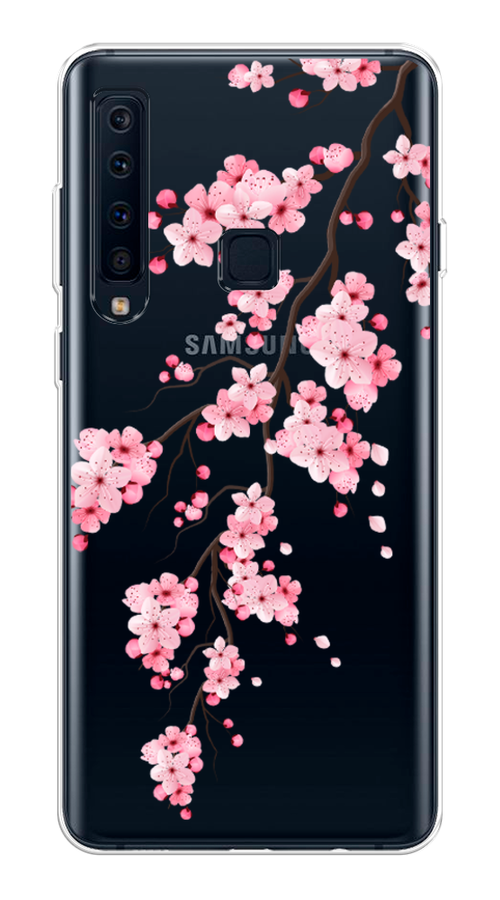 

Чехол Awog на Samsung Galaxy A9 2018 "Розовая сакура", Розовый;коричневый, 26650-8