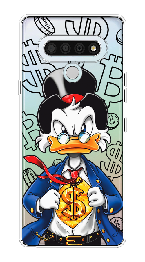 

Чехол на LG Stylo 6 "Scrooge Goldman", Черный;белый;синий, 84550-1