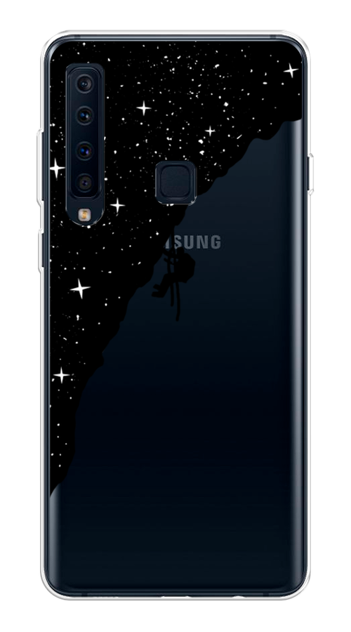 

Чехол Awog на Samsung Galaxy A9 2018 "Скалолаз в космосе", Черный;белый;бежевый, 26650-4