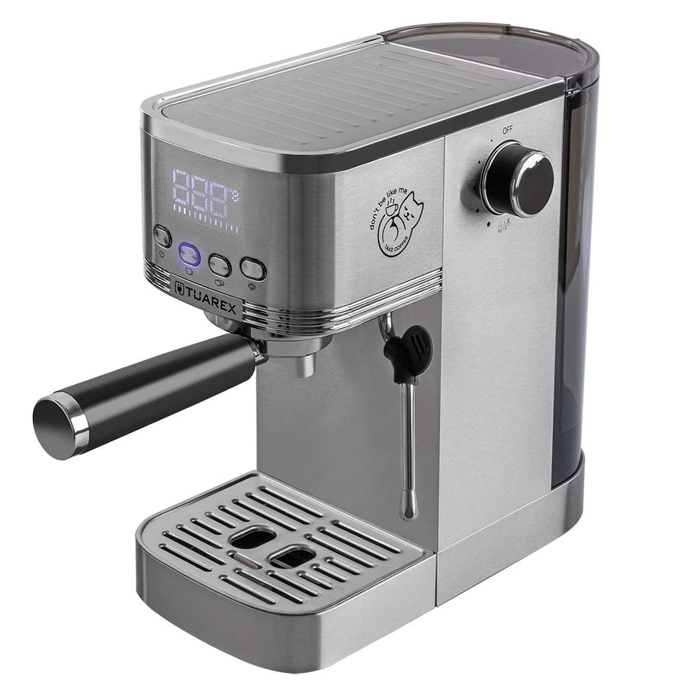 

Рожковая кофеварка Tuarex TK-1255 серебристый, TK-1255