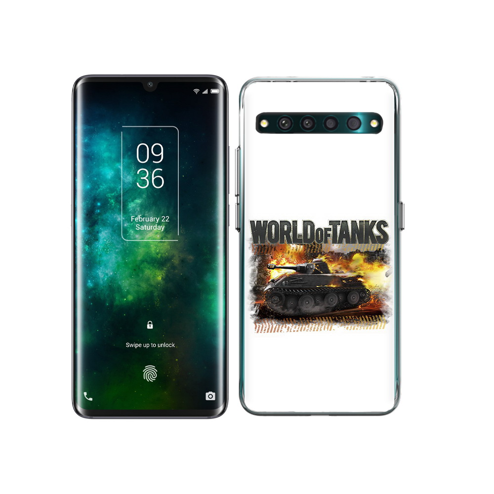 

Чехол MyPads Tocco для TCL 10 Pro Мир танков-2, Прозрачный, Tocco