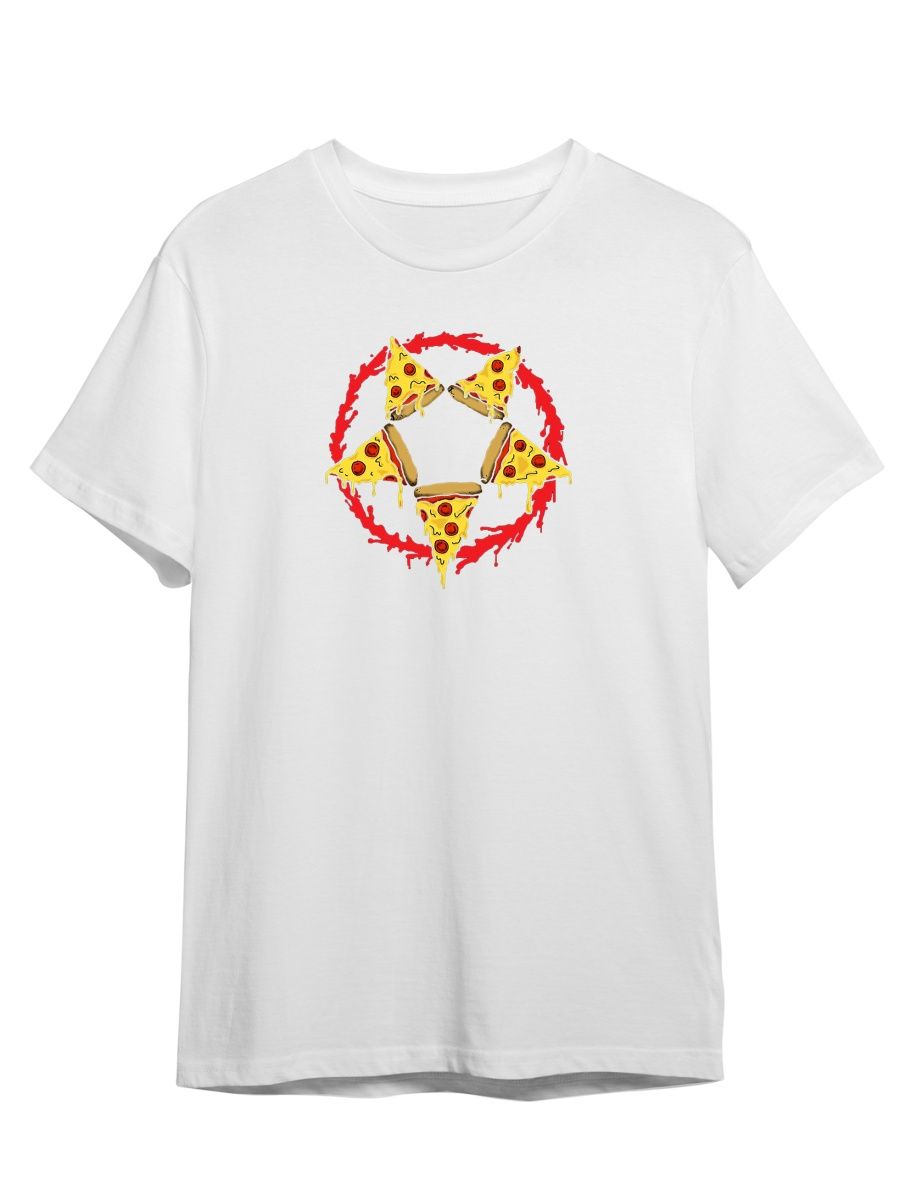 

Футболка унисекс СувенирShop Пицца/Pizza/Food 12 белая 3XL, "Пицца/Pizza/Food" 12