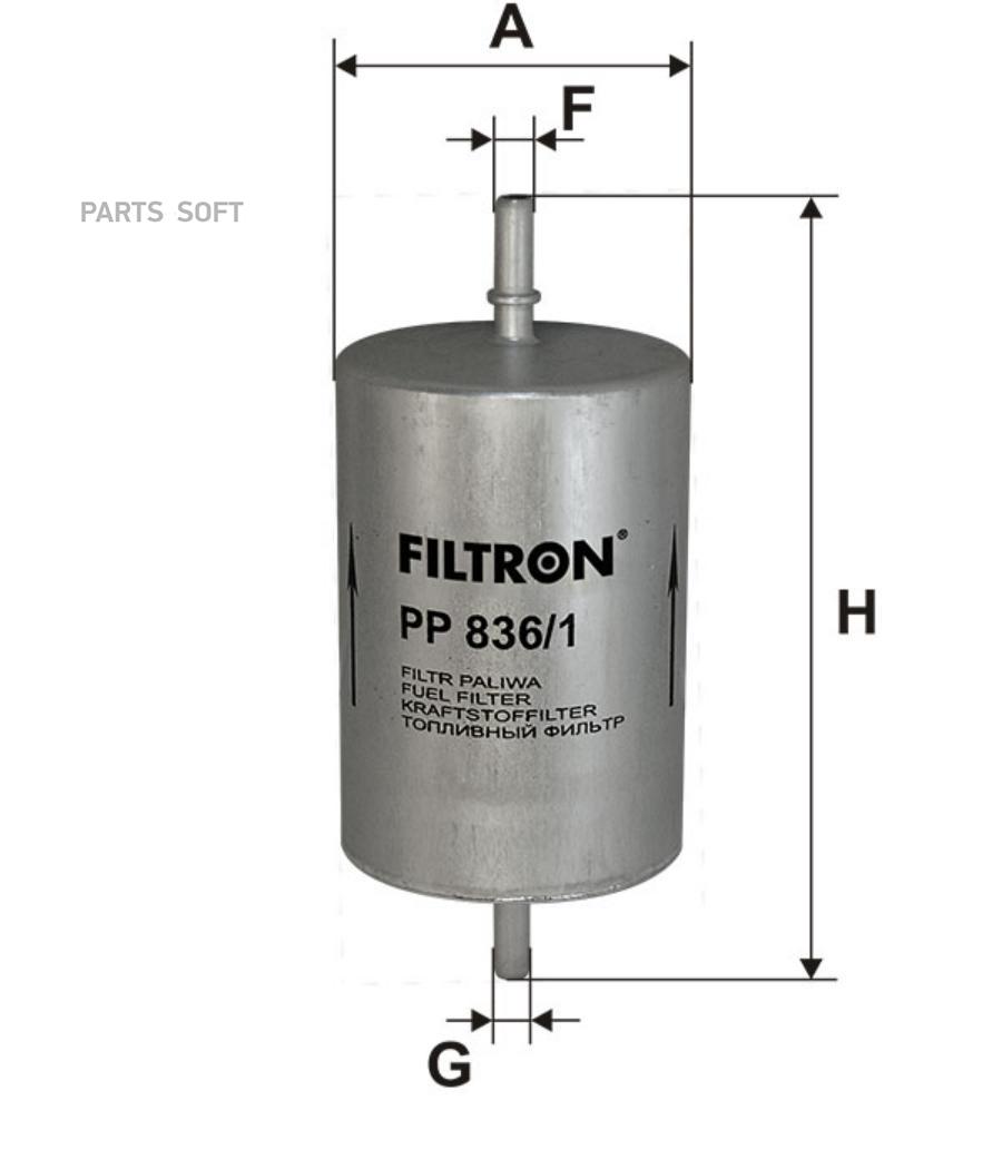 Фильтр топливный Filtron PP8361