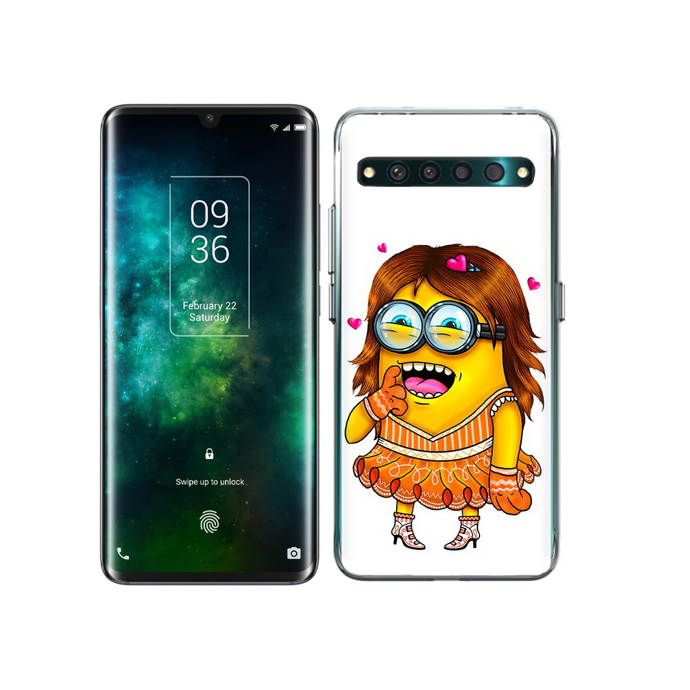 

Чехол MyPads Tocco для TCL 10 Pro Миньон девочка, Прозрачный, Tocco