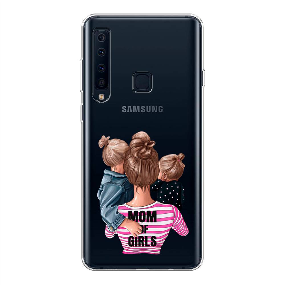 

Чехол Awog на Samsung Galaxy A9 2018 "Mom of Girls", Синий;розовый;черный, 26650-6