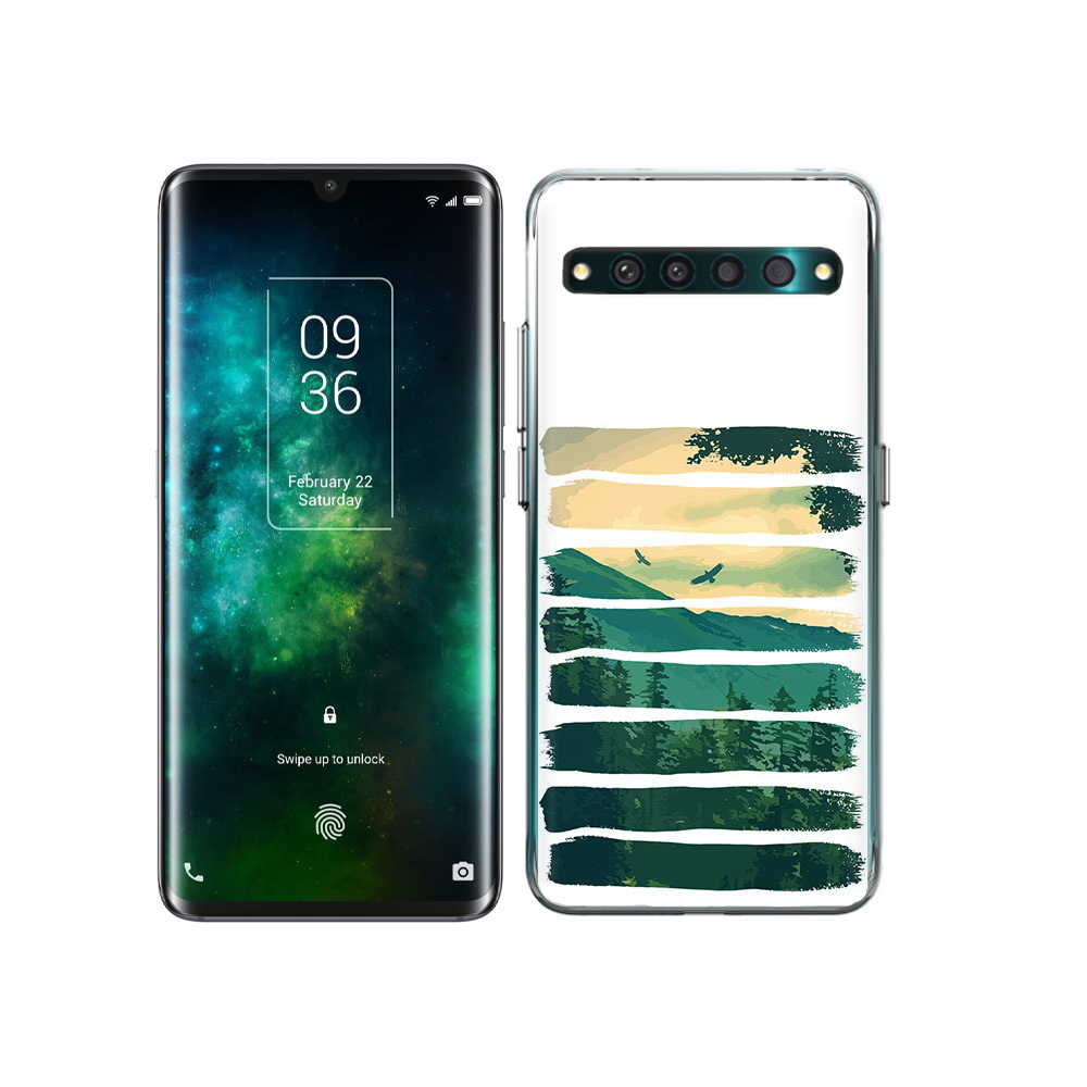 

Чехол MyPads Tocco для TCL 10 Pro Лесная чаща, Прозрачный, Tocco