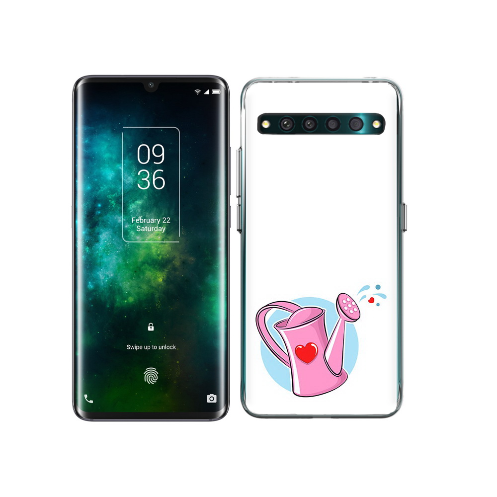 

Чехол MyPads Tocco для TCL 10 Pro Лейка любви 14 февраля, Прозрачный, Tocco
