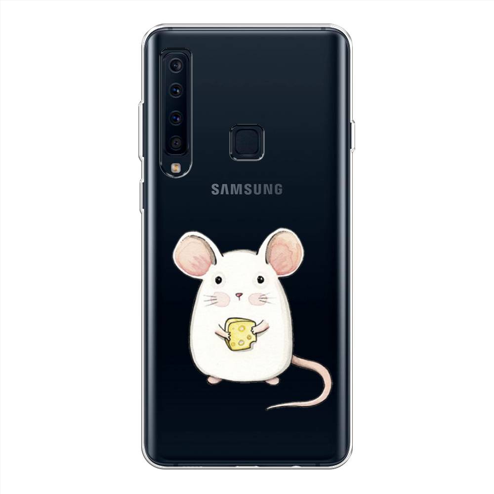 

Чехол Awog на Samsung Galaxy A9 2018 "Мышка", Белый;розовый;прозрачный, 26650-1