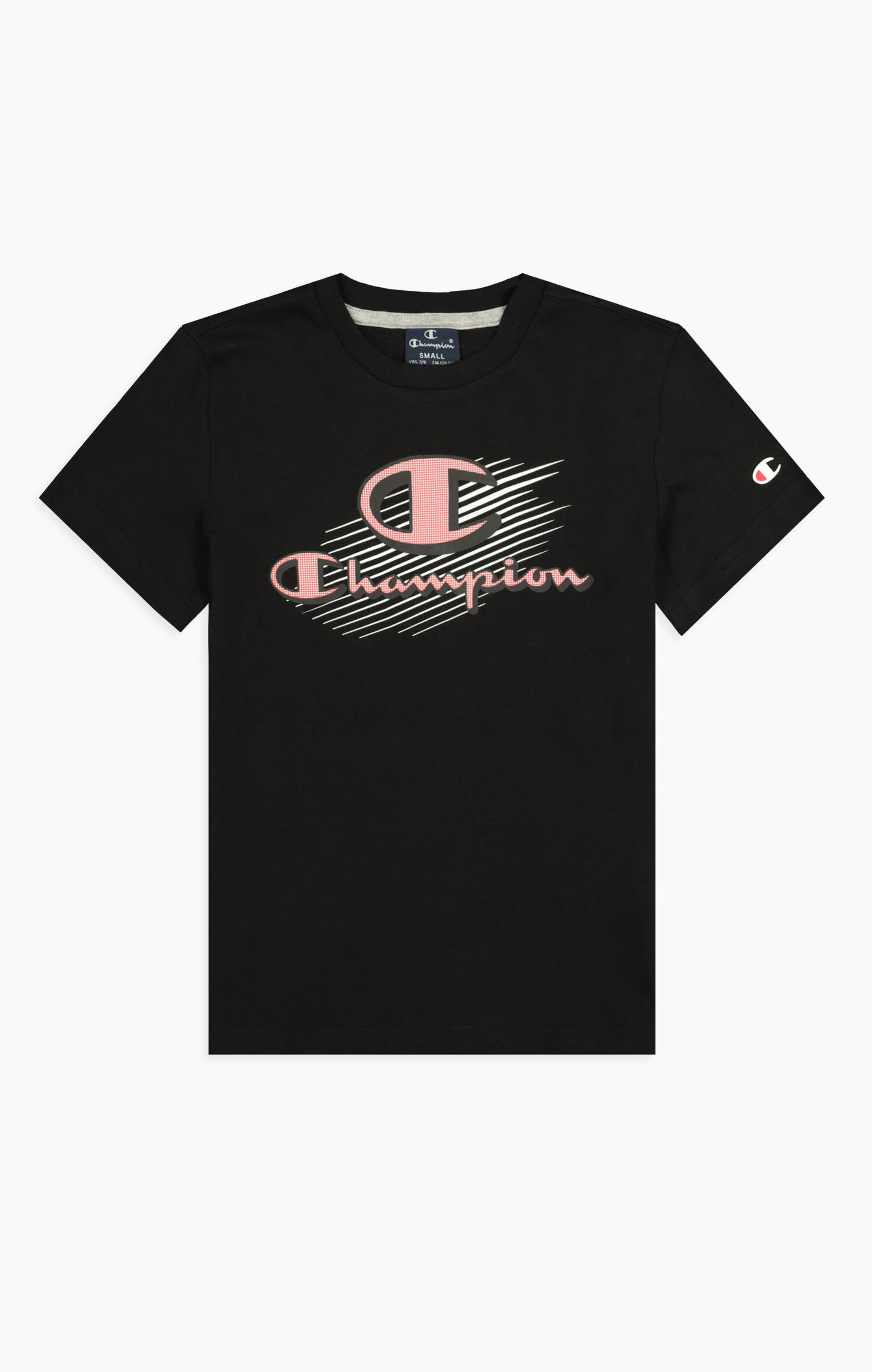 

Футболка детская Champion Crewneck T-Shirt, черный, 168, Crewneck T-Shirt