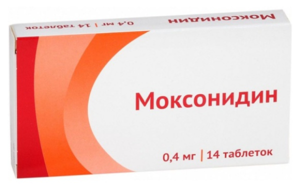 Купить Моксонидин таблетки 400 мкг 14 шт., Озон ООО
