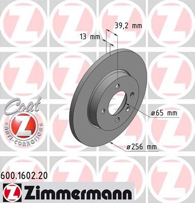 

Диск тормозной ZIMMERMANN 600160220, Диск тормозной ZIMMERMANN 600160220 ZIMMERMANN 600160220