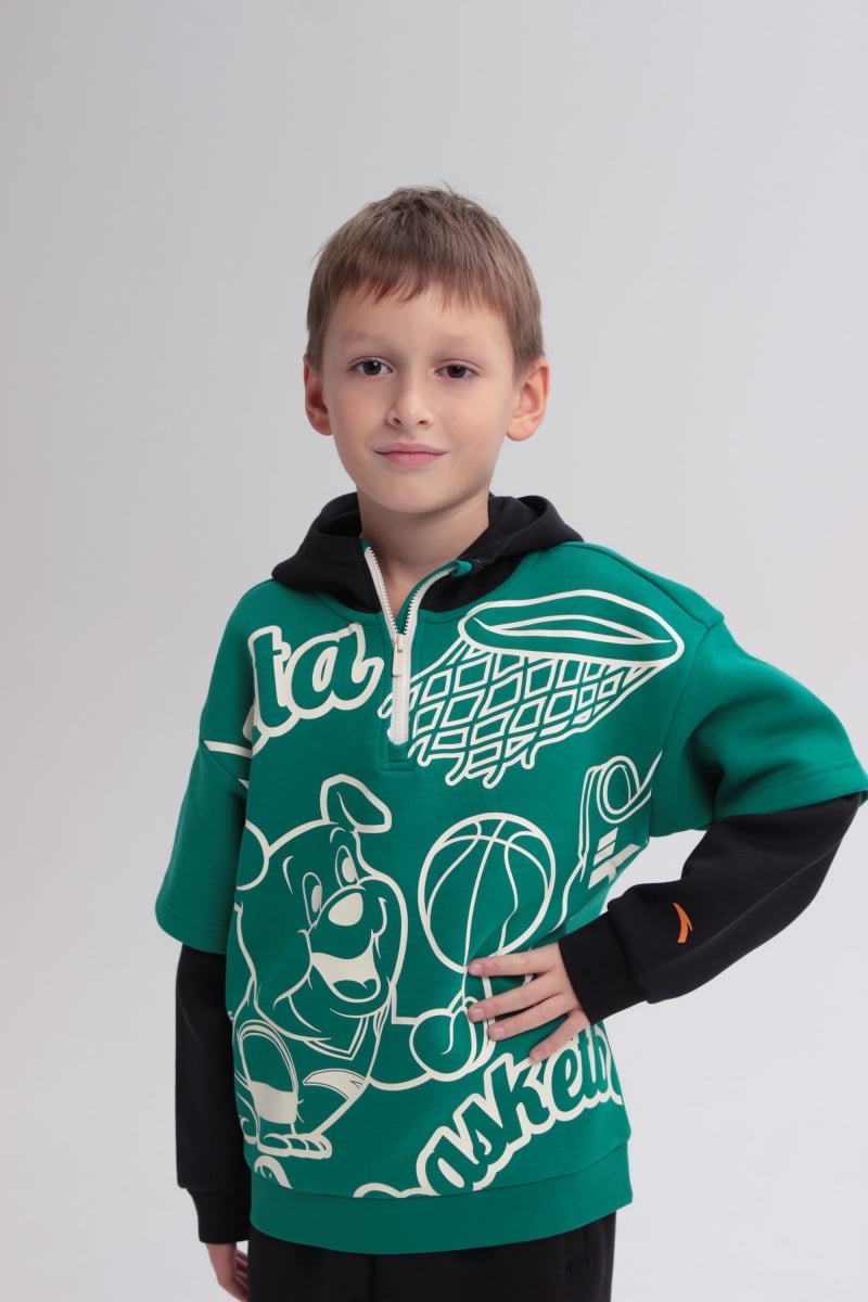 

Худи детское Anta Basketball, Зеленый, 116, Basketball