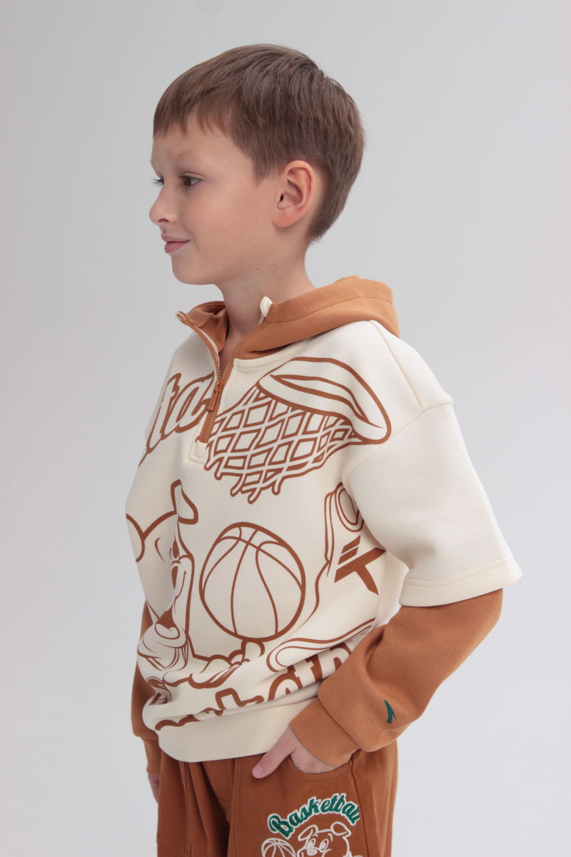 

Худи детское Anta Basketball, Белый, 110, Basketball