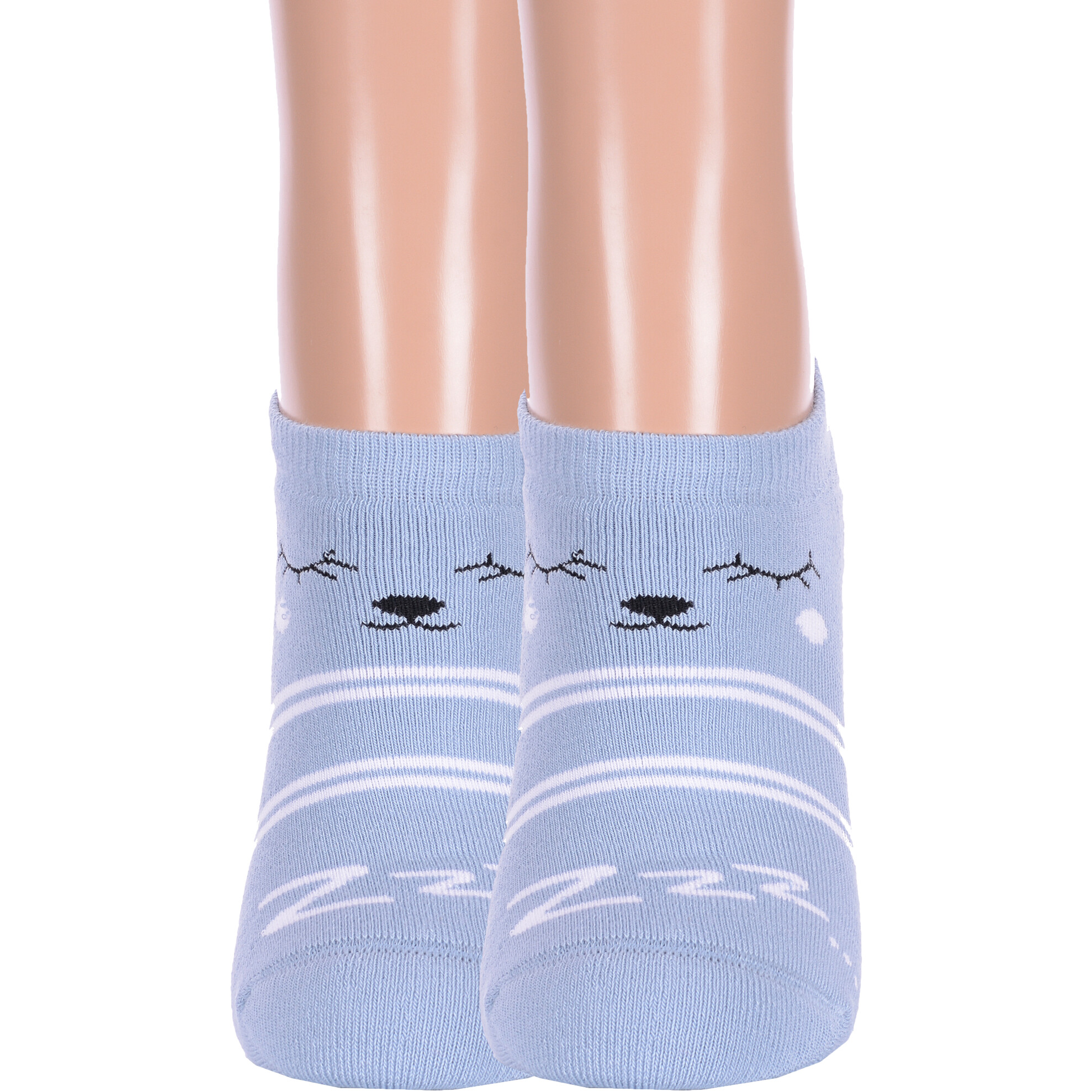 Комплект носков женских Брестский чулочный комбинат 2-20С1430 голубых 23, 2 пары