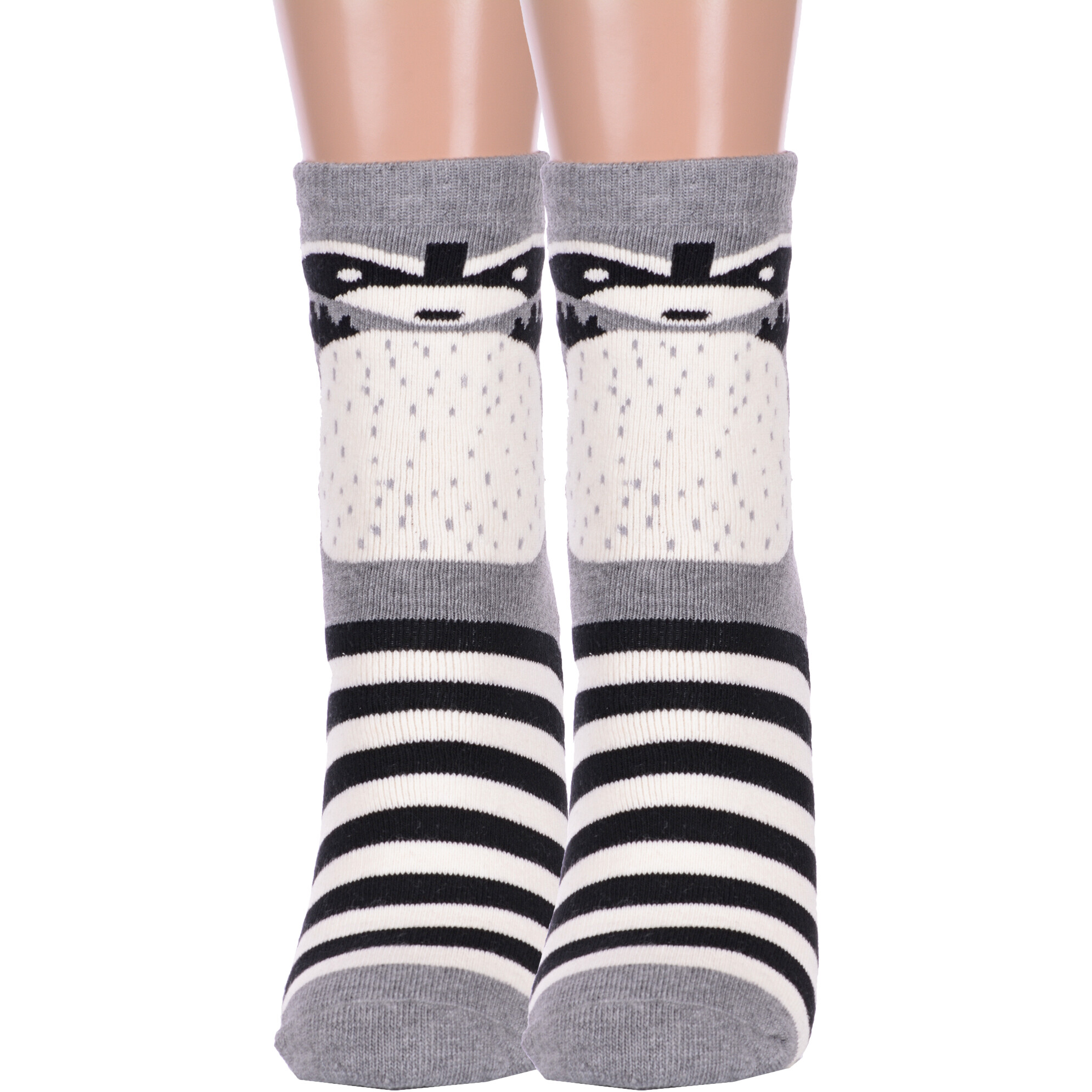 Комплект носков женских Hobby Line 2-Нжм8845-18 серых 36-40 2 пары