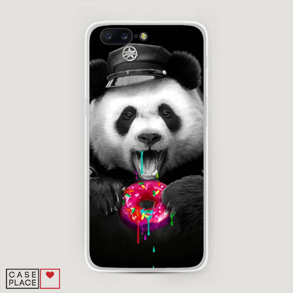 

Чехол Awog на OnePlus 5 / ВанПлас 5 "Панда police", Черный;белый;розовый, 150250-2