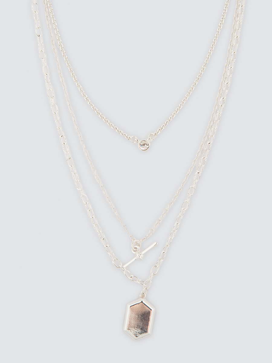 

Колье из металла со стеклом 34,5 см Marmalato 188-109, 188-109