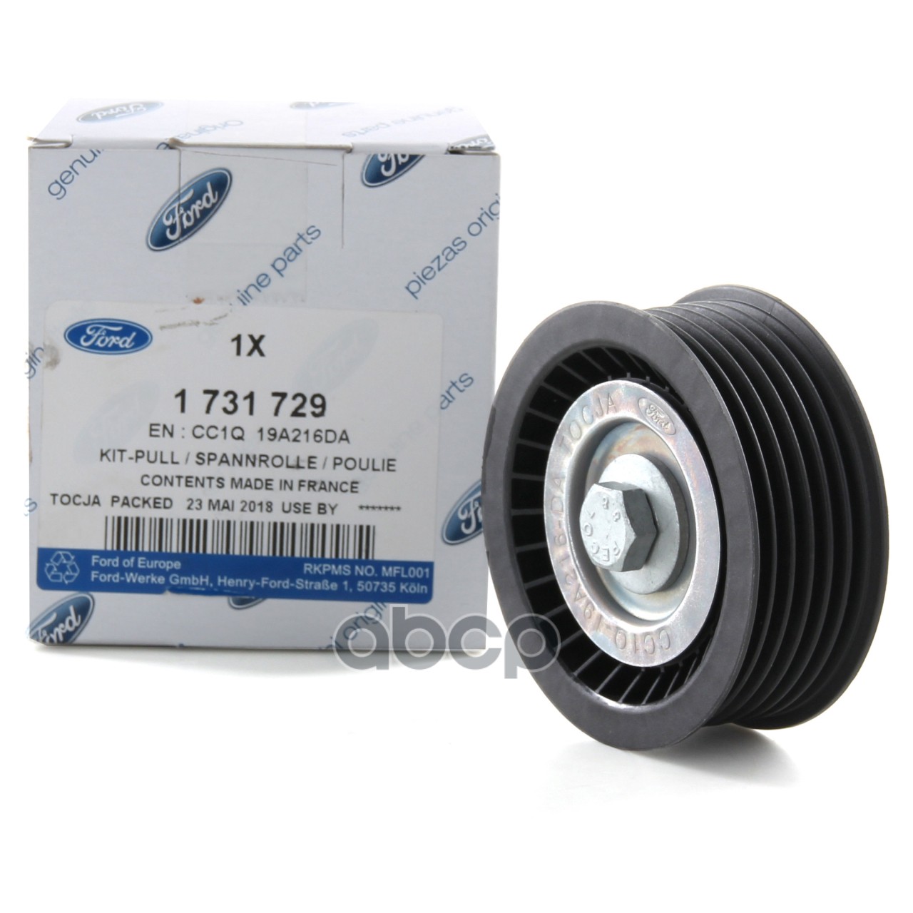 

FORD 1731729 Ролик ГРМ PEUGEOT BOXER (2006 ) 1шт