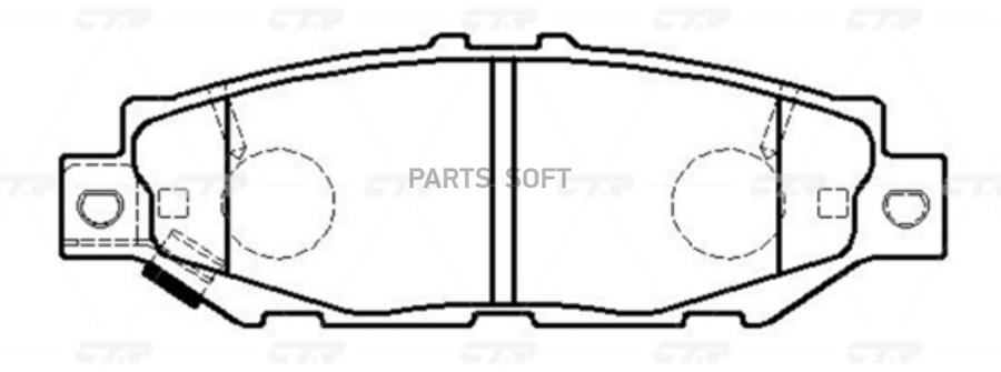 

Тормозные колодки Ctr CKT-63