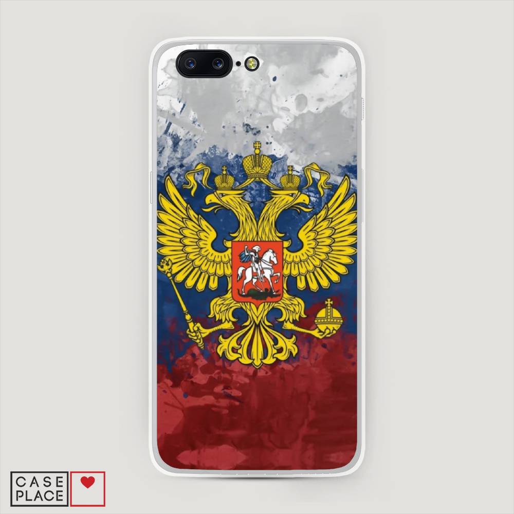 

Чехол Awog на OnePlus 5 / ВанПлас 5 "РФ", Белый;синий;красный, 150250-5